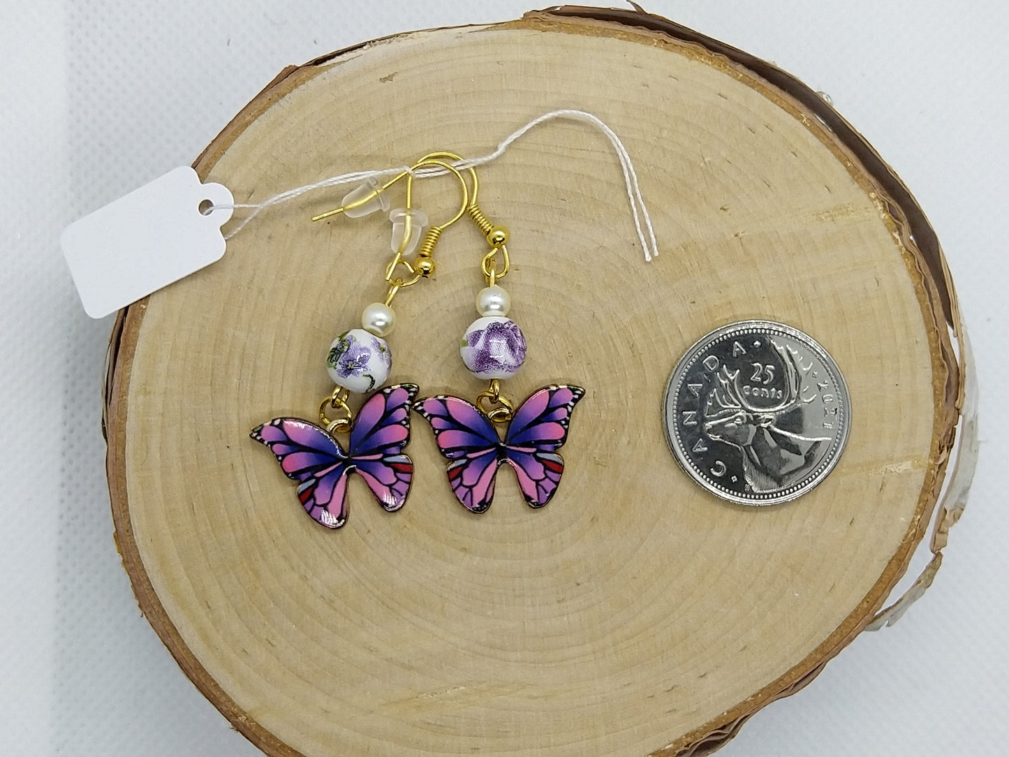 Earrings - Golden Butterflies Collection