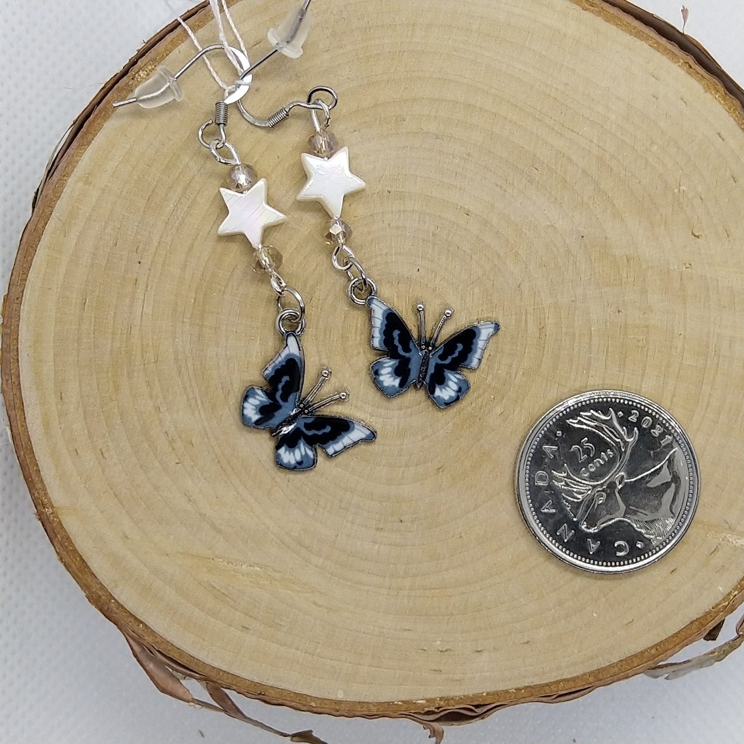 Earrings - Silver Small Butterflies Collection