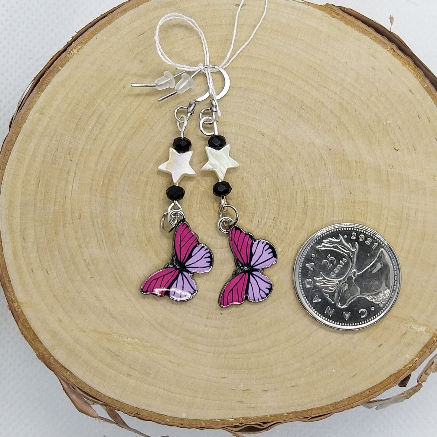 Earrings - Silver Small Butterflies Collection