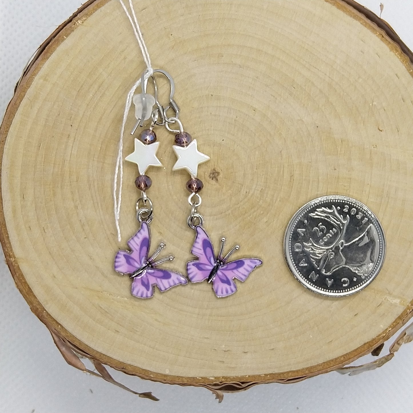 Earrings - Silver Small Butterflies Collection