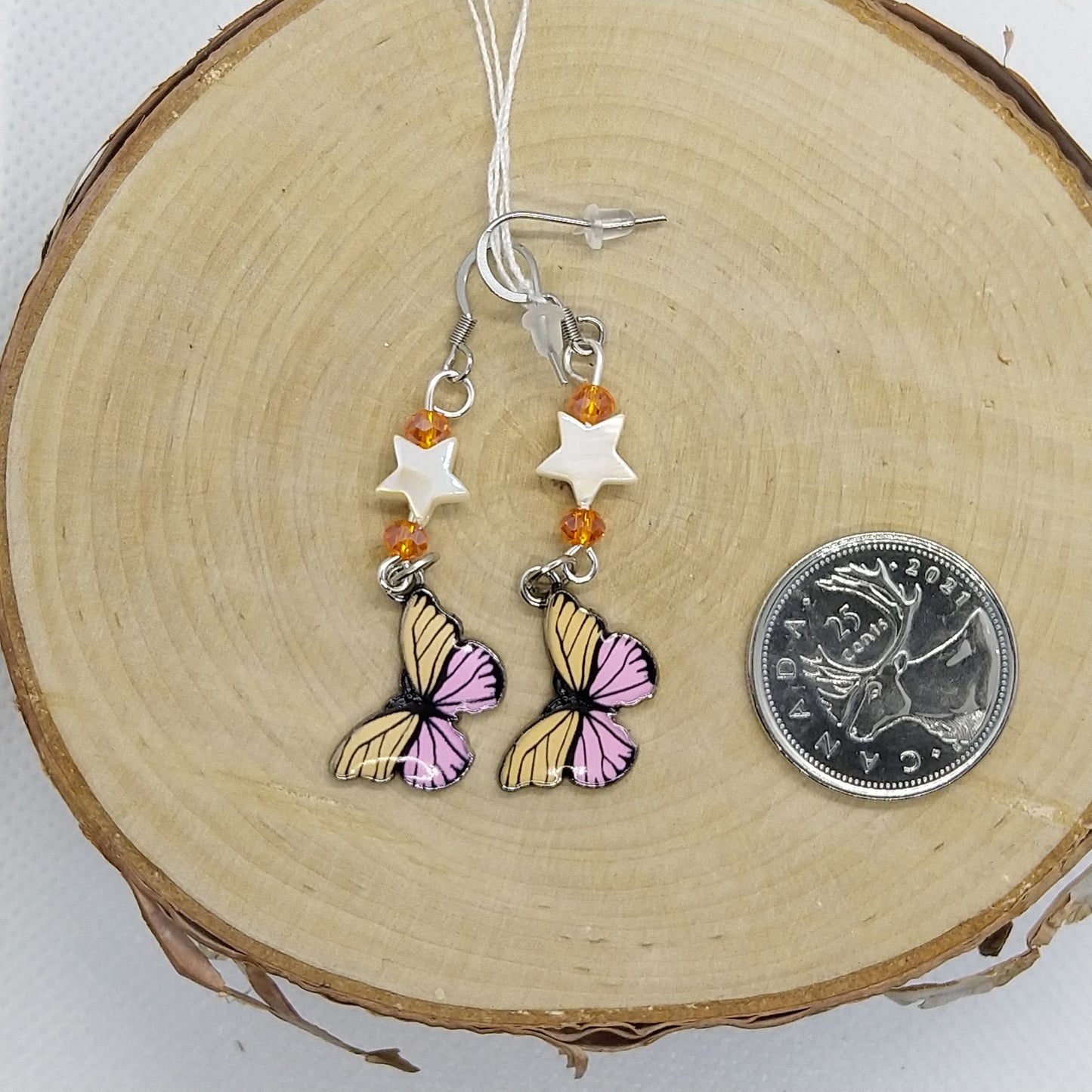 Earrings - Silver Small Butterflies Collection