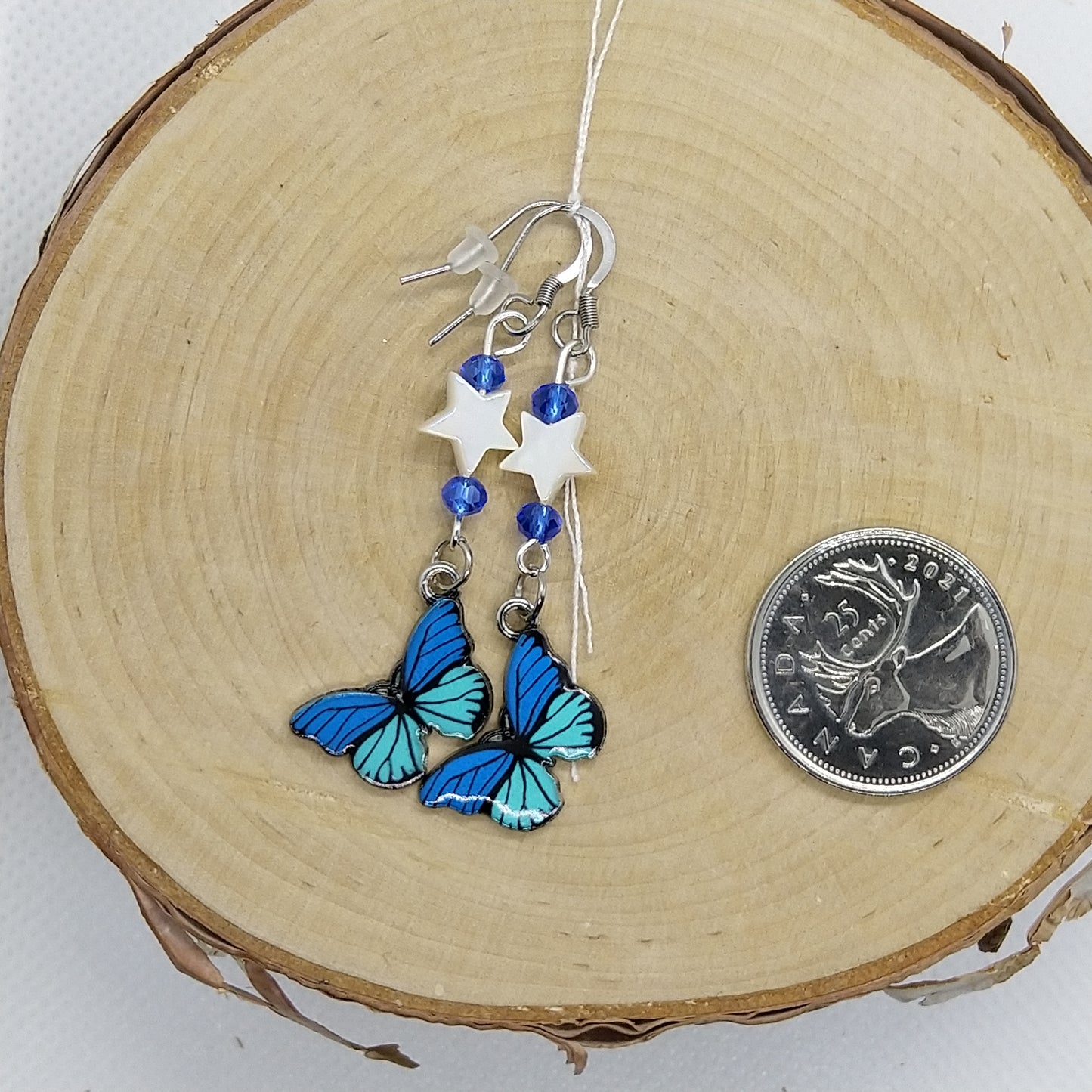 Earrings - Silver Small Butterflies Collection