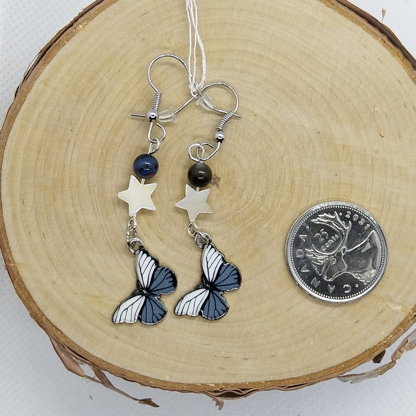 Earrings - Silver Small Butterflies Collection