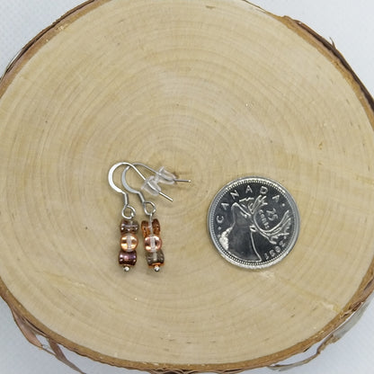 Earrings - Czech Pellet Beads