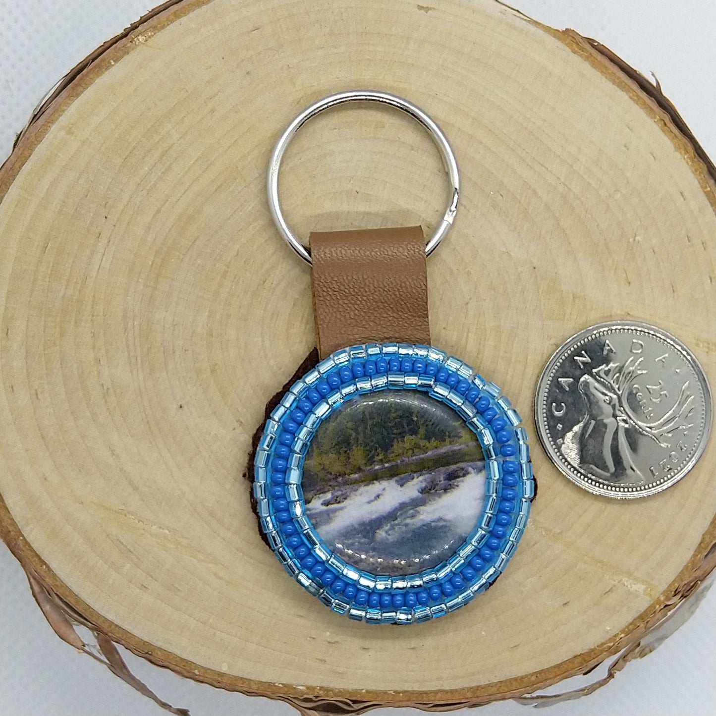 Keychain - Campbell River Small Waterfall