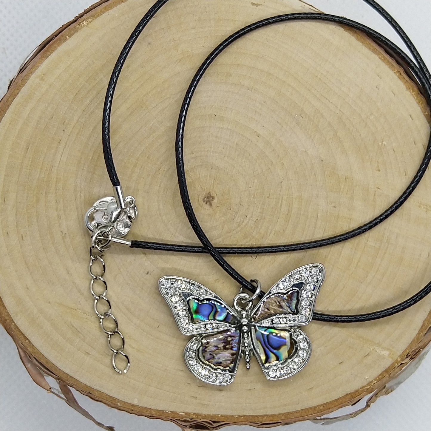 Necklace - Abalone Butterfly