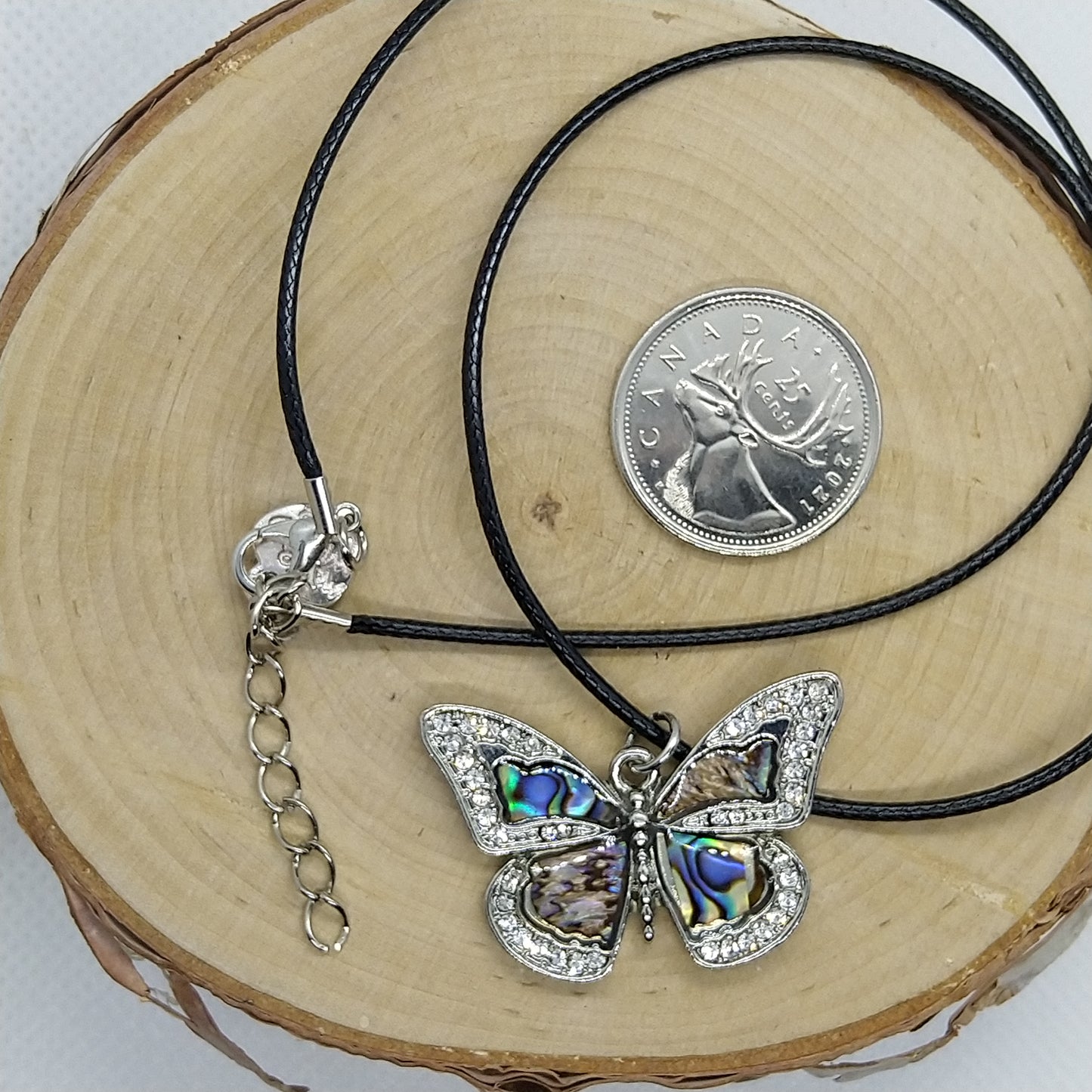 Necklace - Abalone Butterfly