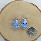 Earrings - Glass Octopus