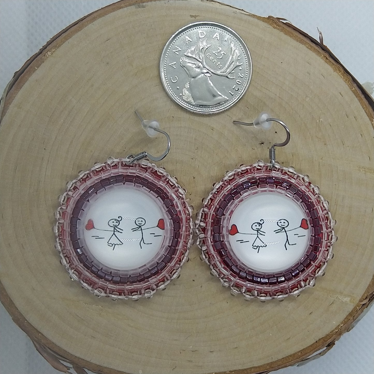 Earrings - Love Couple