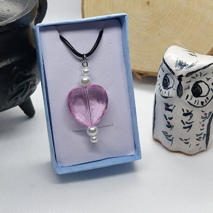 Necklace - Glass Heart Collection