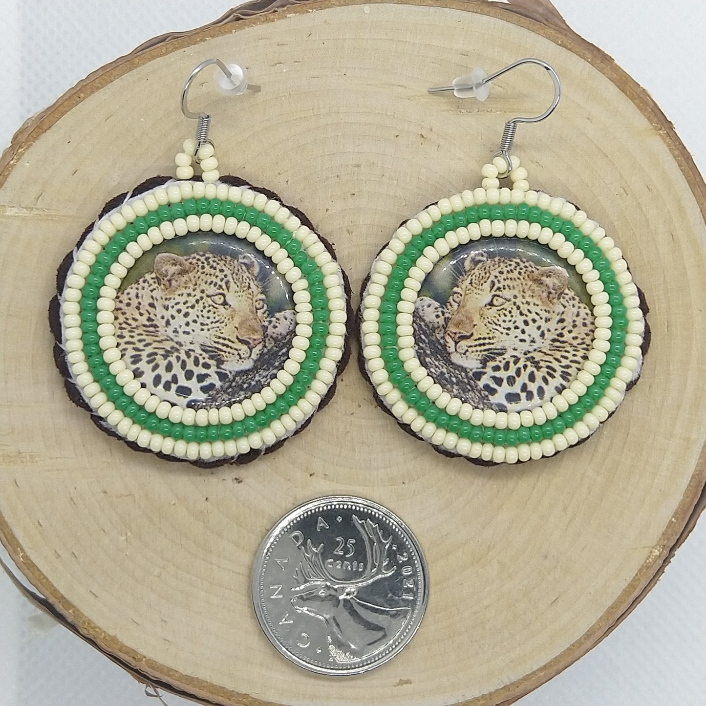 Earrings - Leopard