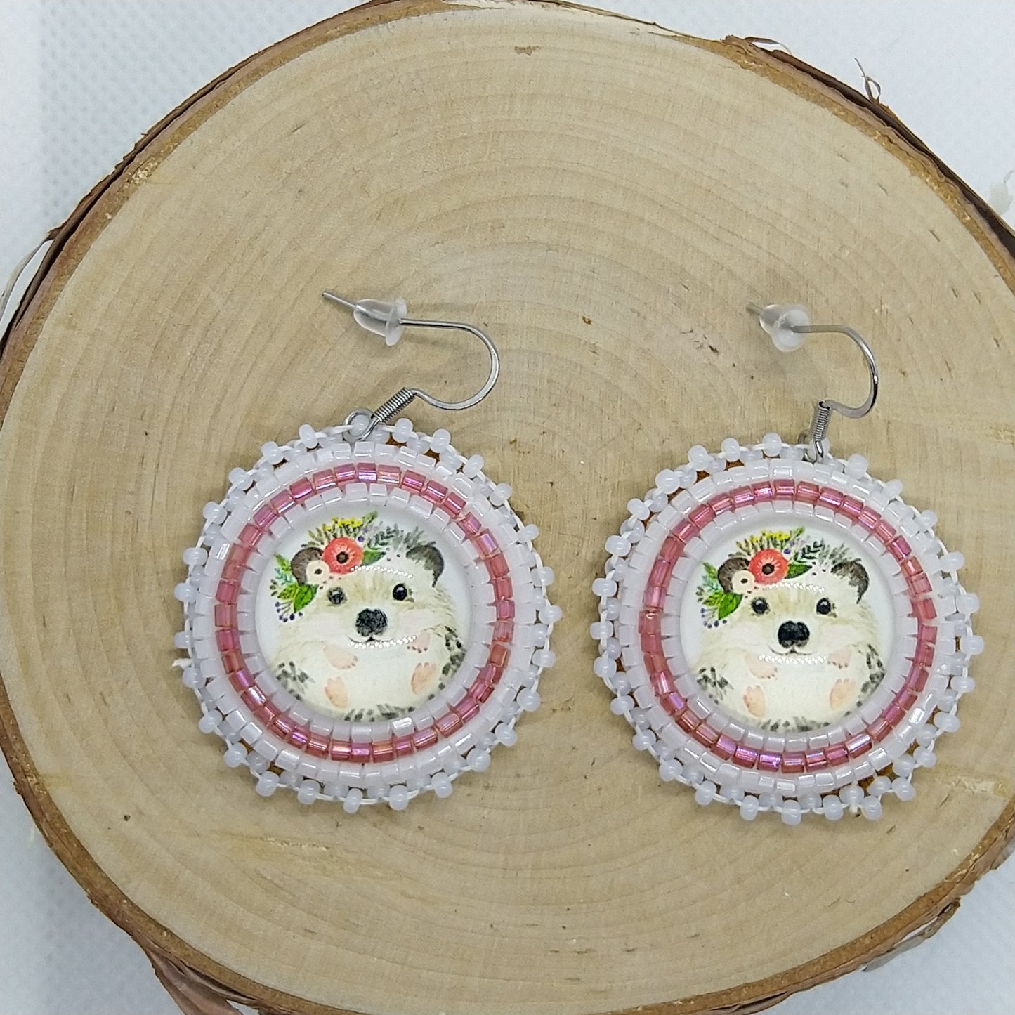 Earrings - Hedgehog