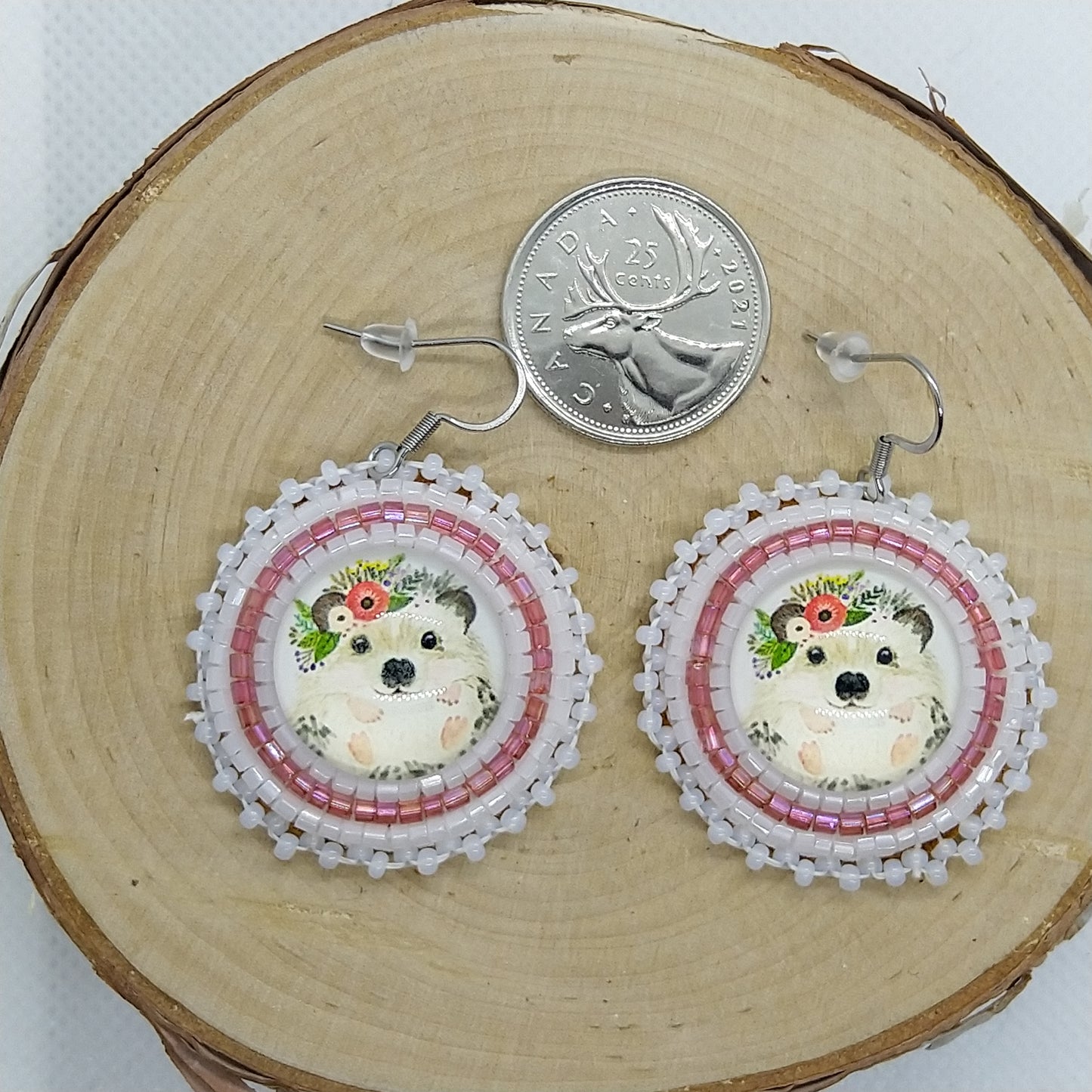 Earrings - Hedgehog