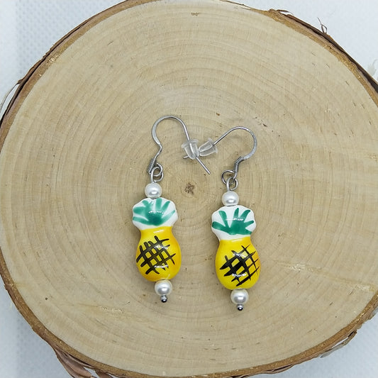 Earrings - Pineapple