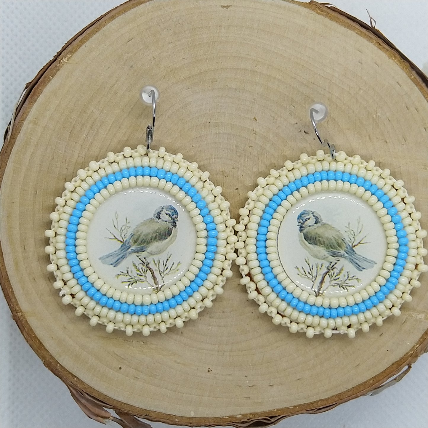 Earrings - Blue Bird