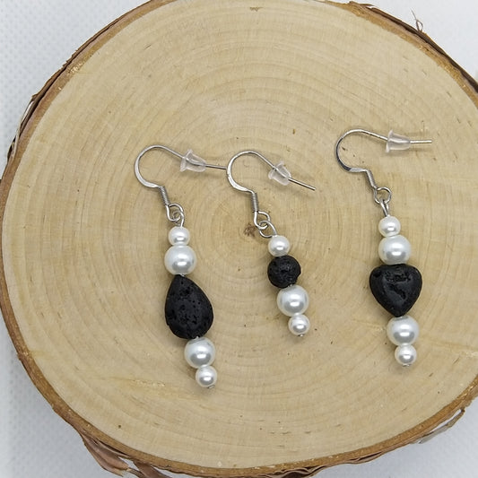 Earrings - Lava Stone Collection