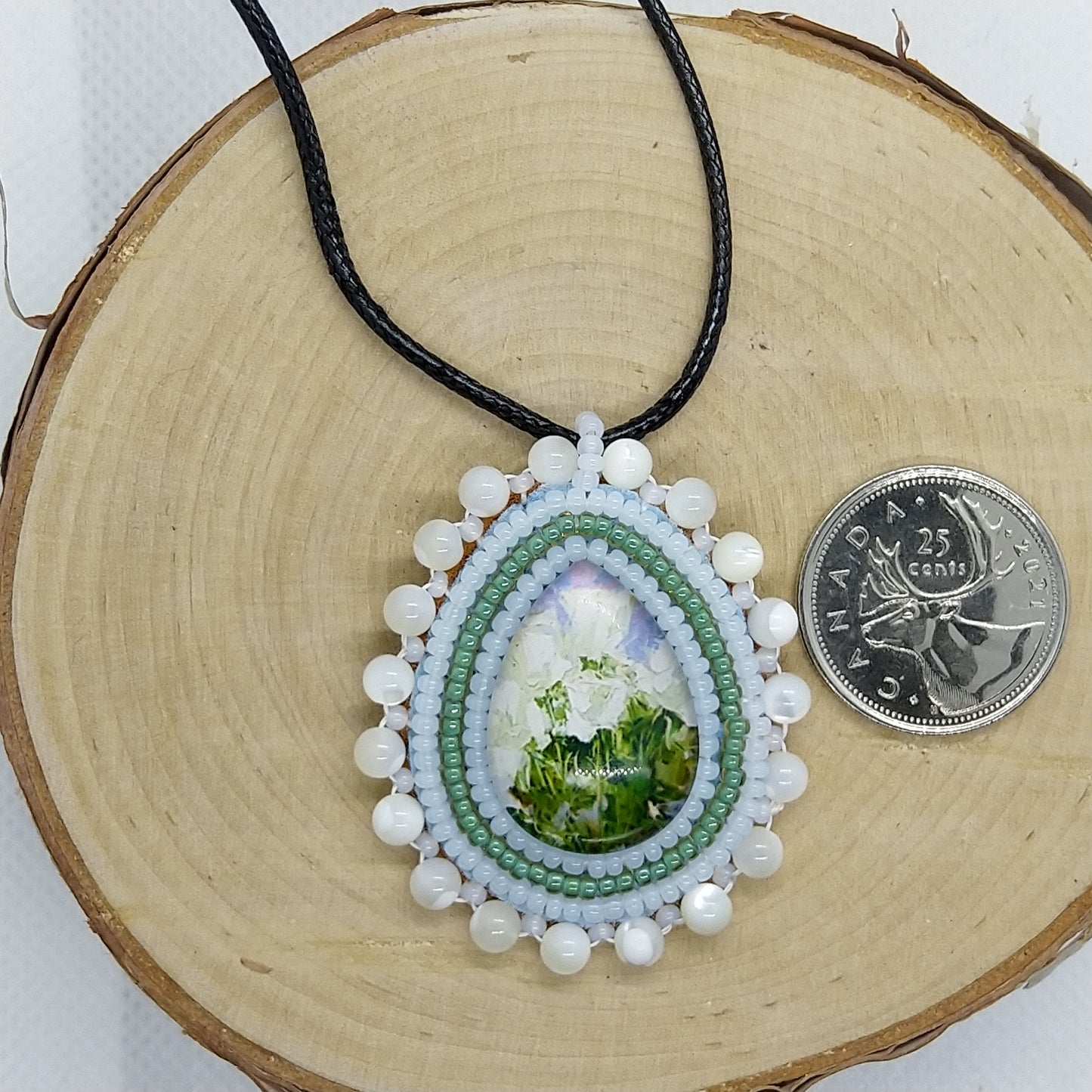 Necklace - White Flower