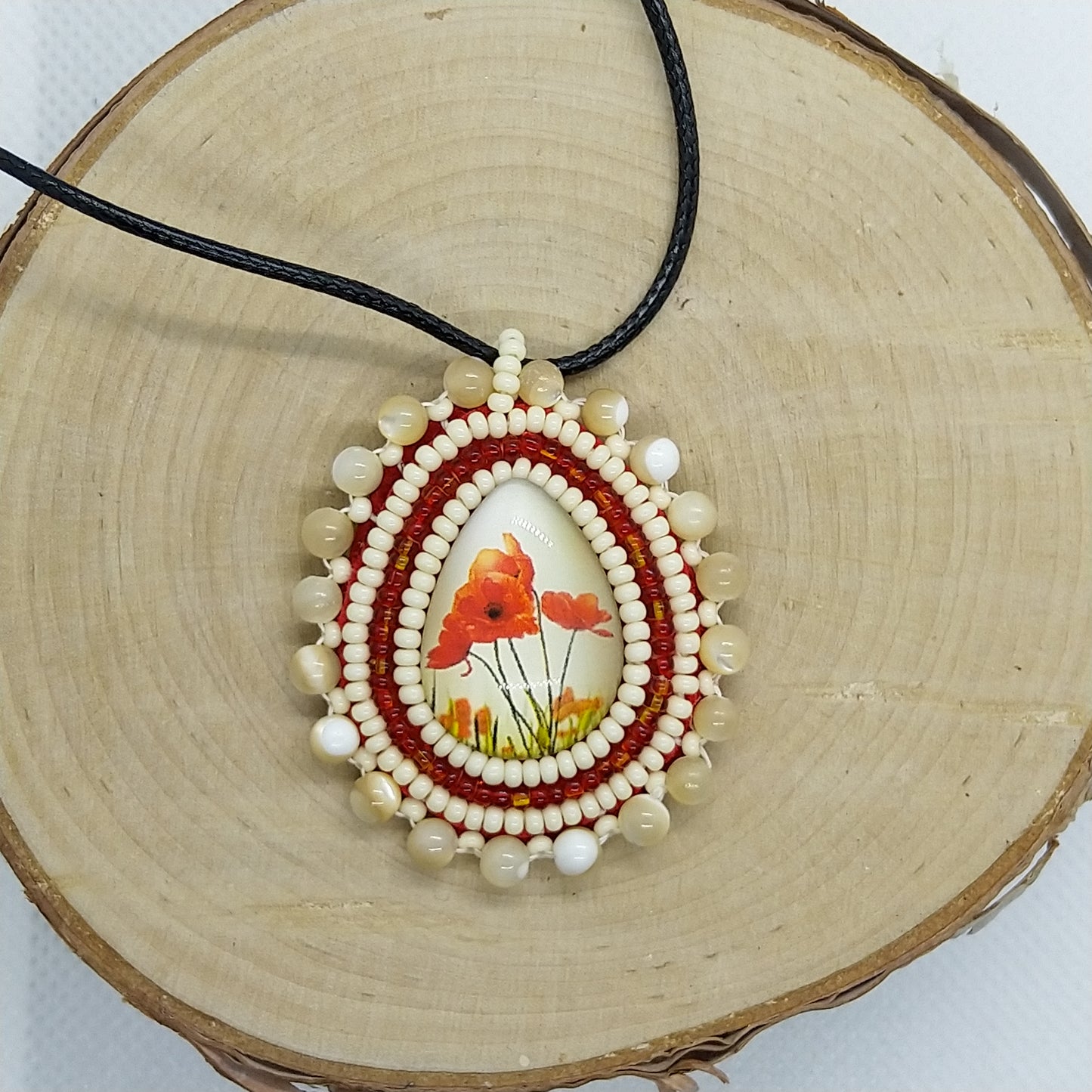 Necklace - Poppies II