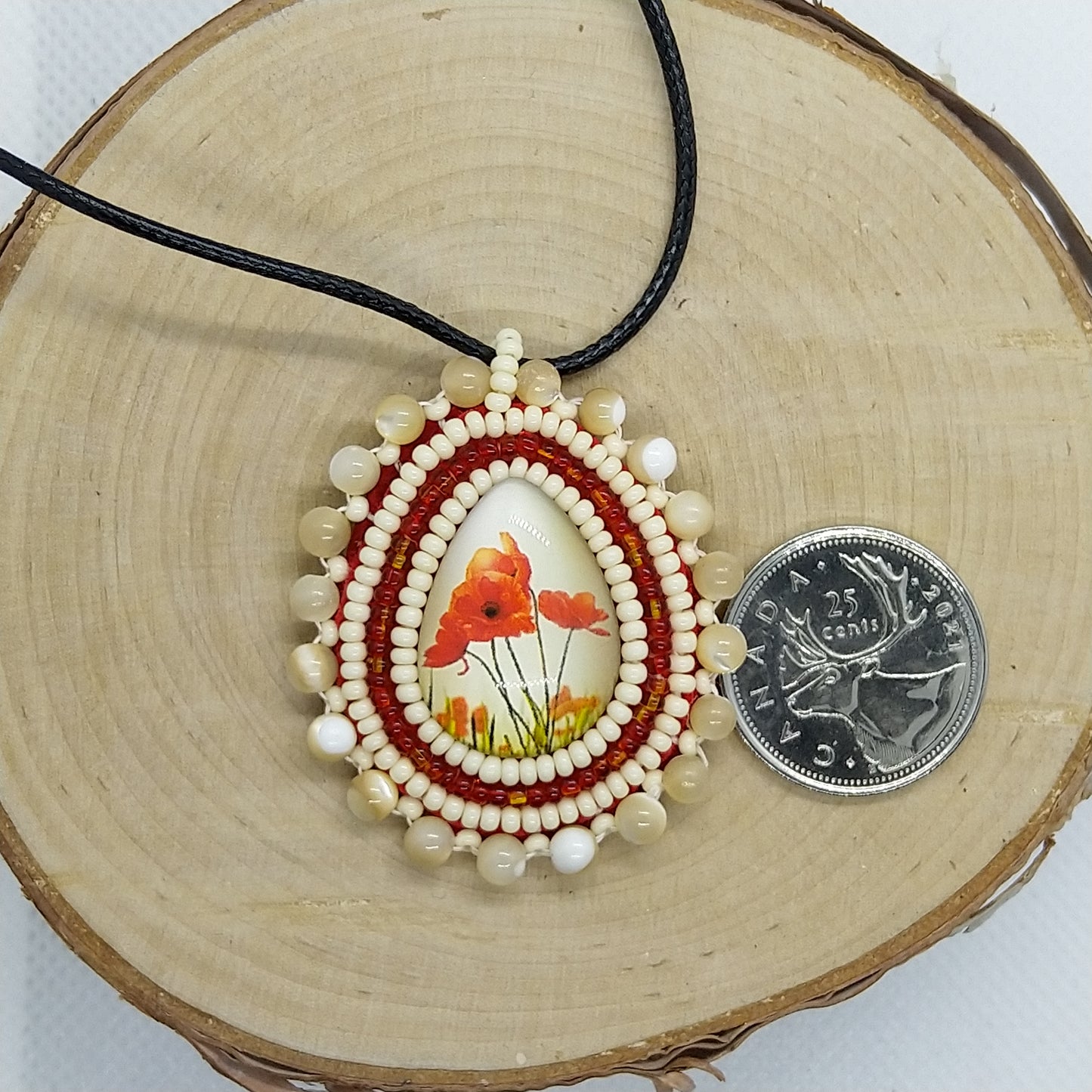 Necklace - Poppies II