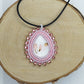 Necklace - Pink Feather