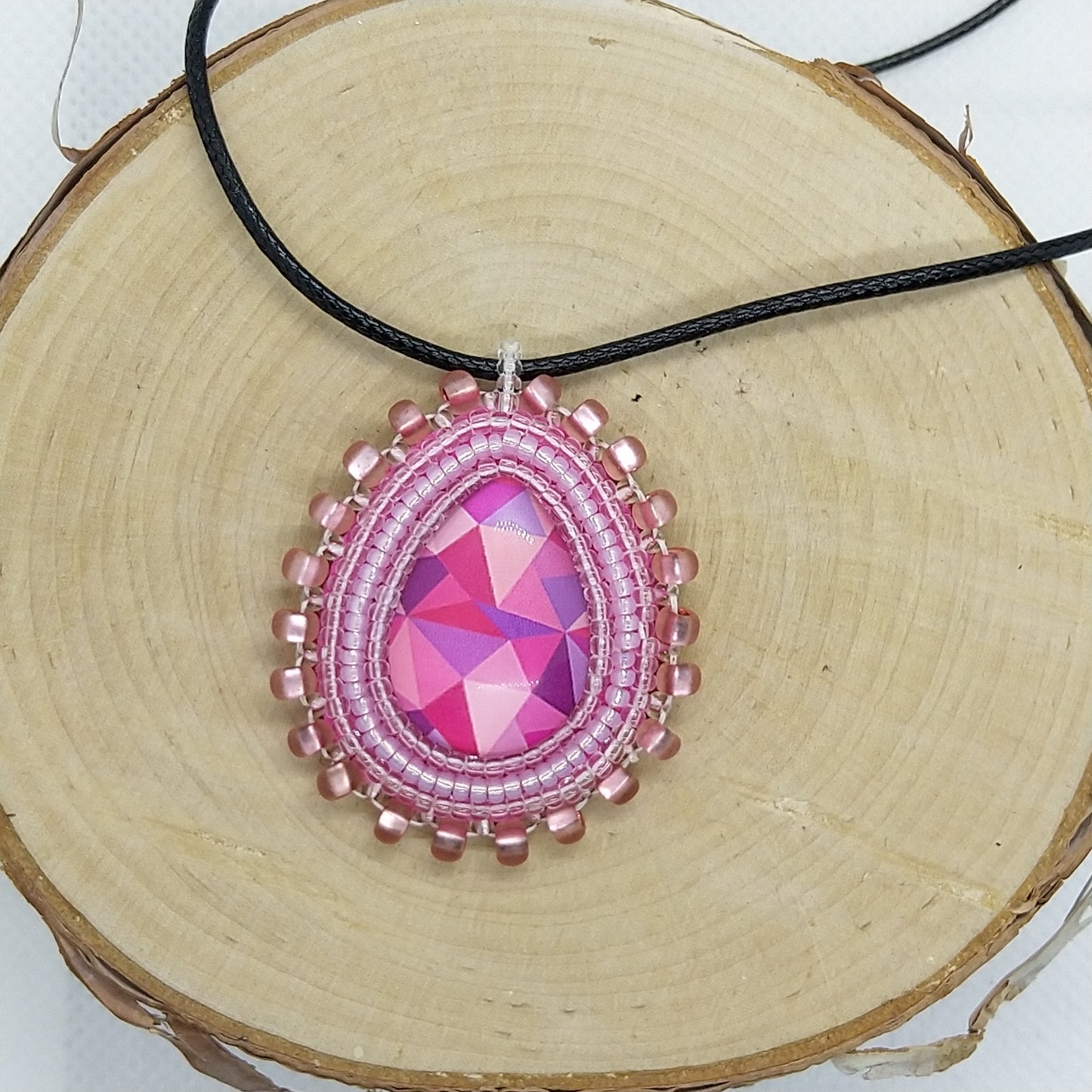 Necklace - Pink Mosaic