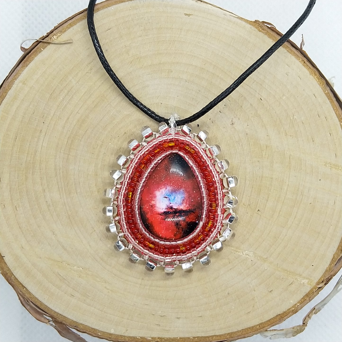 Necklace - Red Galaxy