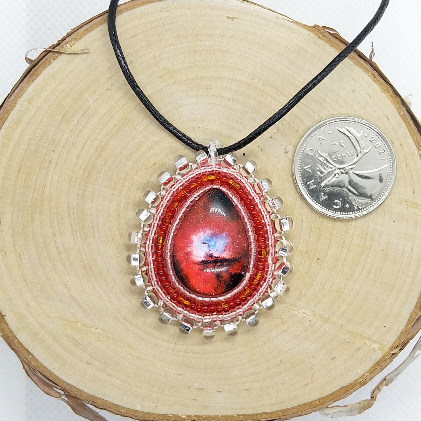 Necklace - Red Galaxy