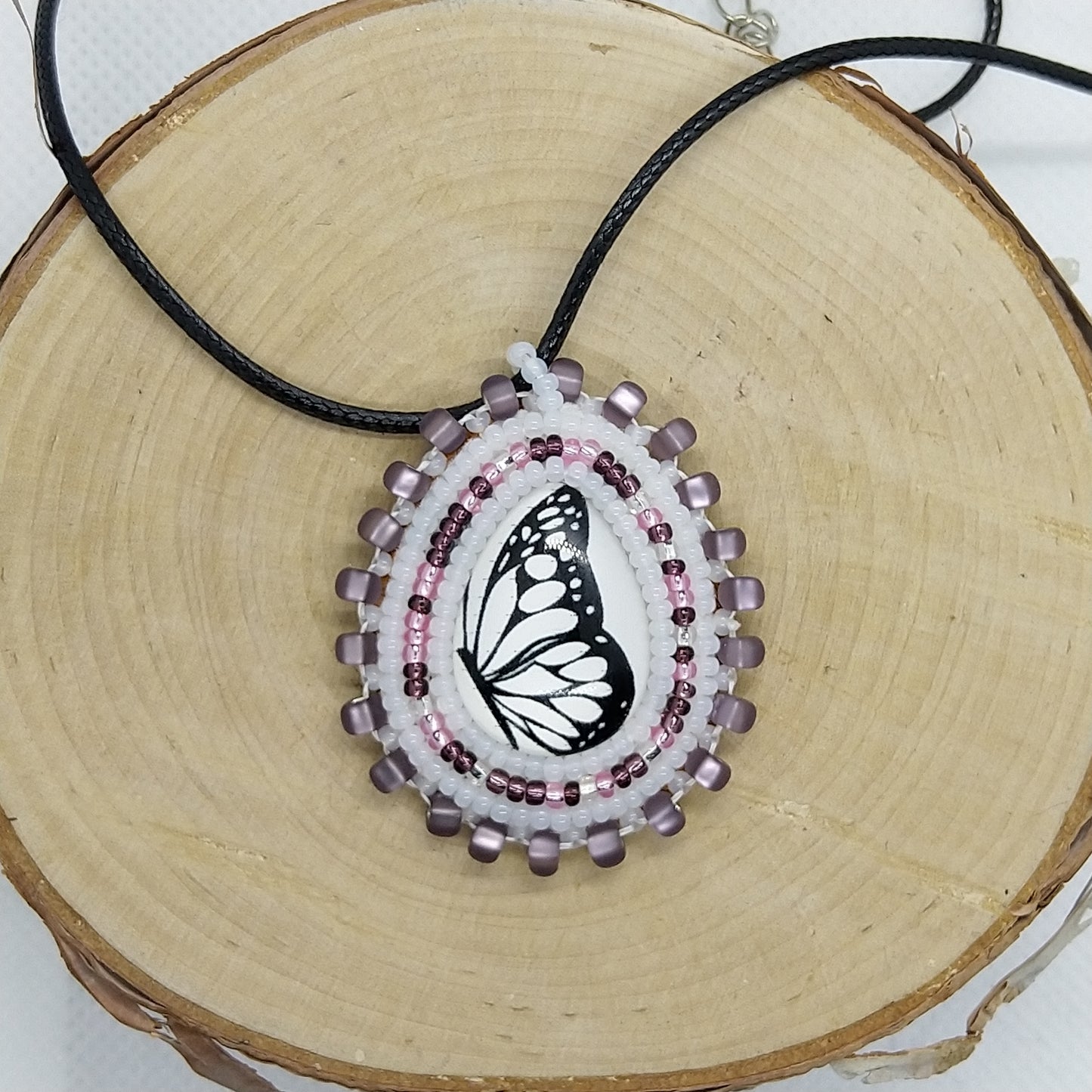 Necklace - Purple Butterfly