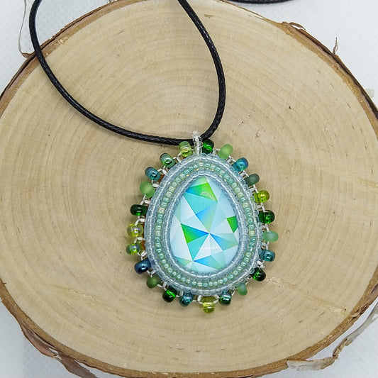 Necklace - Green Mosaic