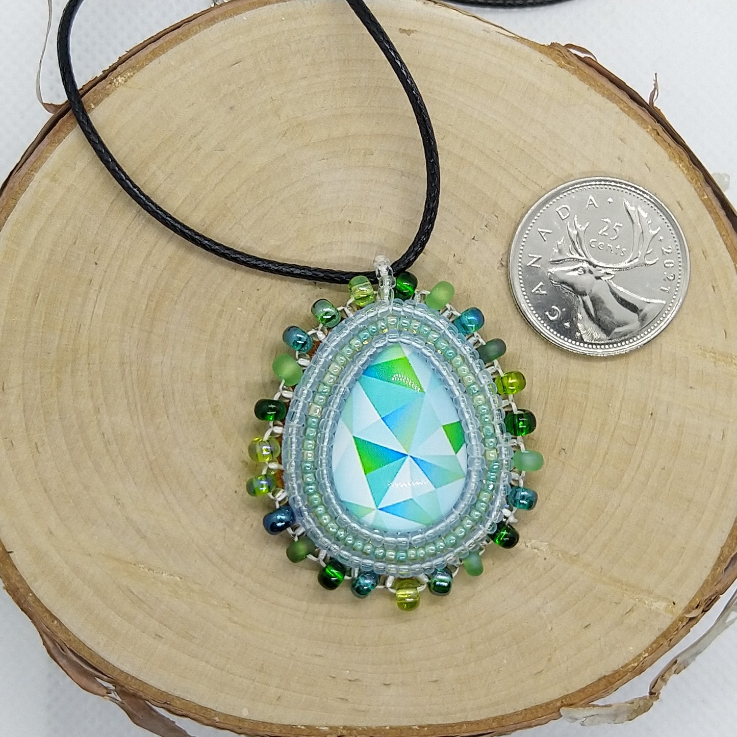 Necklace - Green Mosaic